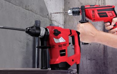 Что выбрать: ударную дрель или перфоратор?