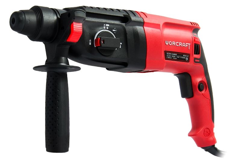 Перфоратор WORCRAFT WRH13-26 с боковой рукояткой — общий вид.