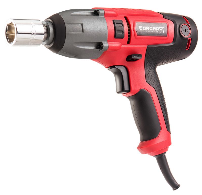 Электрический гайковерт WORCRAFT IW-500 в полном виде, удобная эргономичная форма.