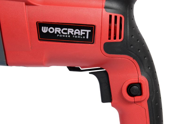 Рукоятка перфоратора WORCRAFT RH09-26A з логотипом бренду.