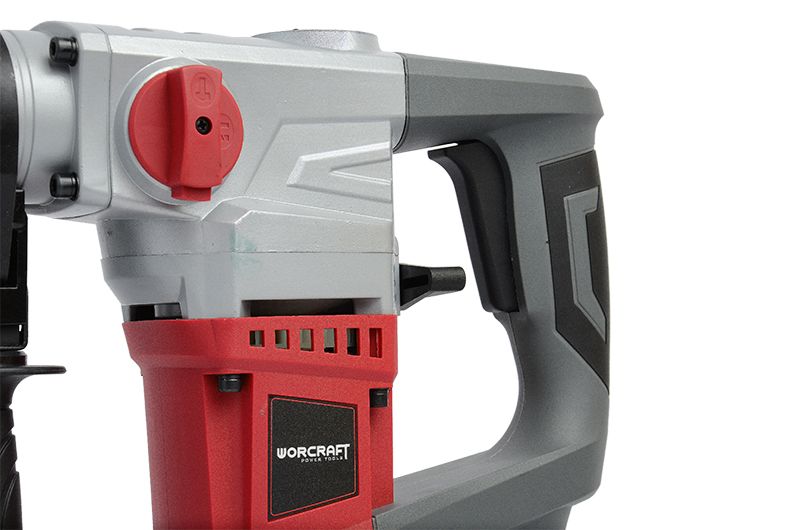 Крупный план задней рукоятки перфоратора WORCRAFT RH09-26X.