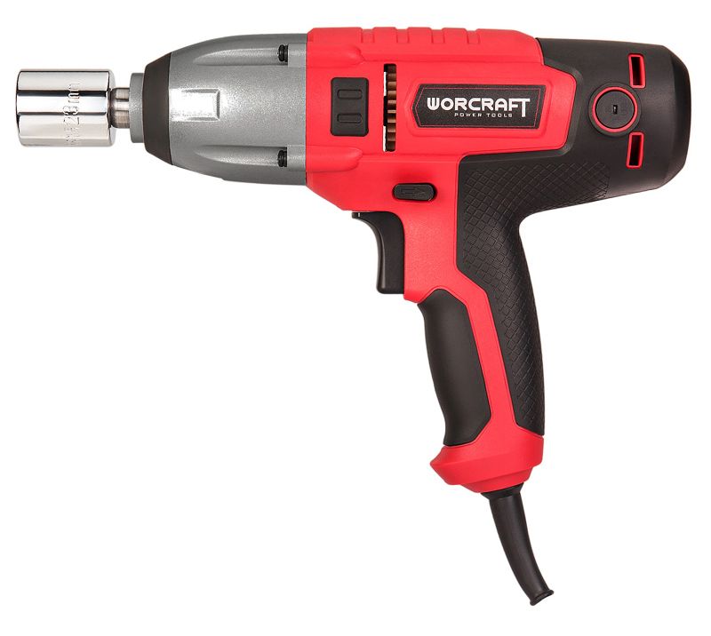 Боковой вид гайковерта WORCRAFT IW-500 с логотипом бренда.