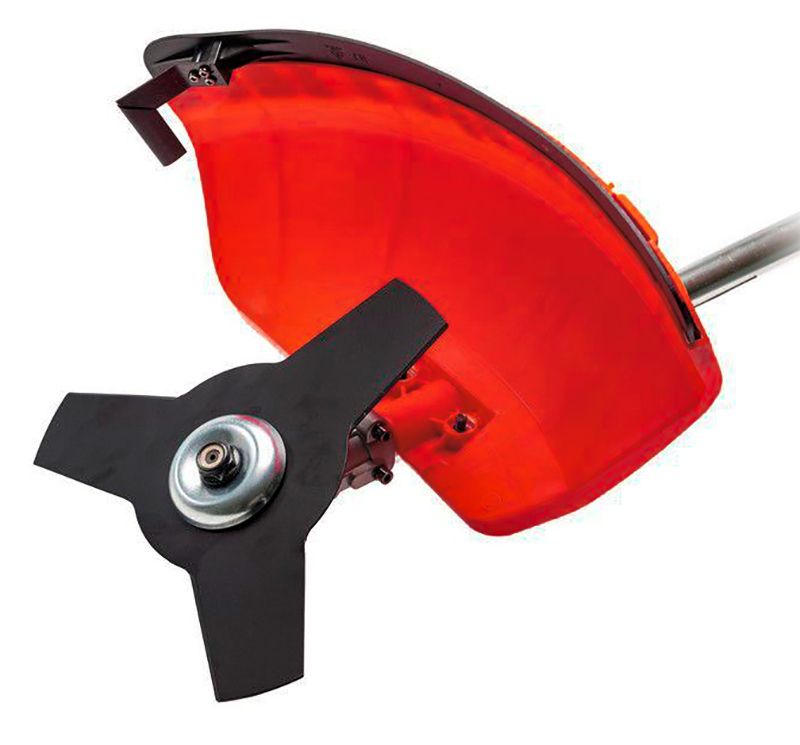 Нож триммера WORCRAFT с защитным кожухом.