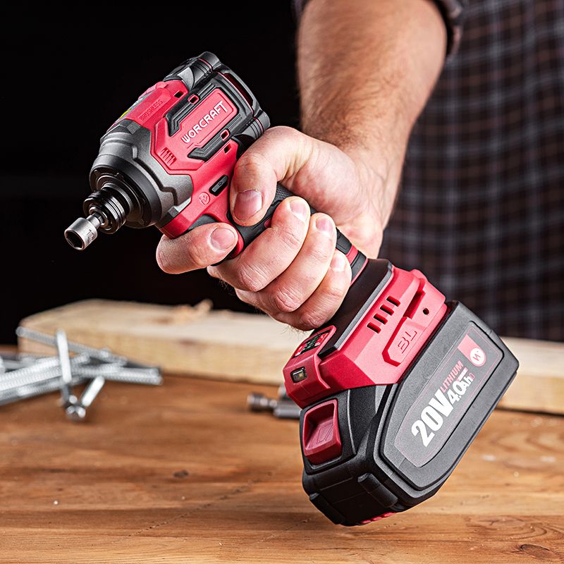 Аккумуляторный бесщеточный винтовёрт ударный WORCRAFT CIS‑S20LiBH