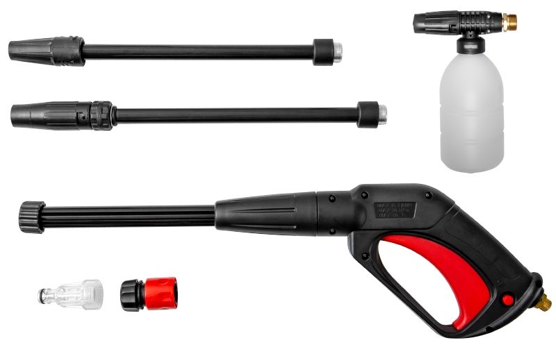 Комплект насадок та аксесуарів для мийки WORCRAFT HC21-110D.