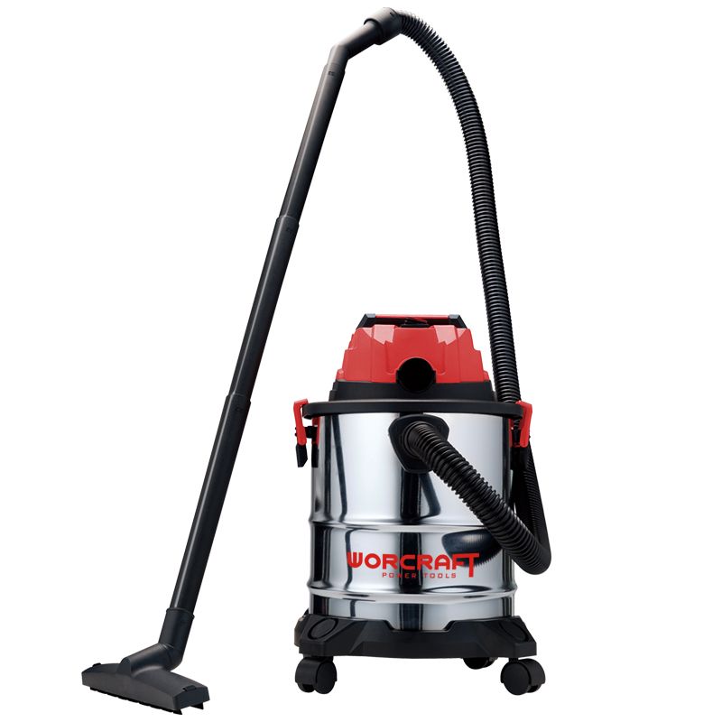 WORCRAFT CVC-S20Li-20LA — вид сзади с намотанным шлангом