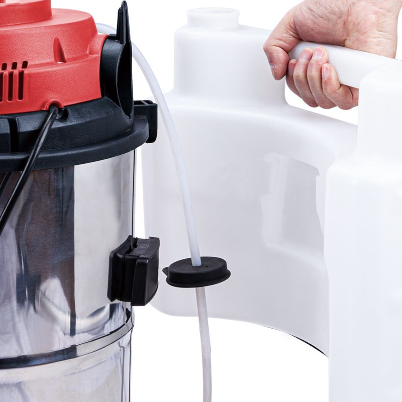 Съемный бак с ручкой для воды у пылесоса WORCRAFT VC12-25.