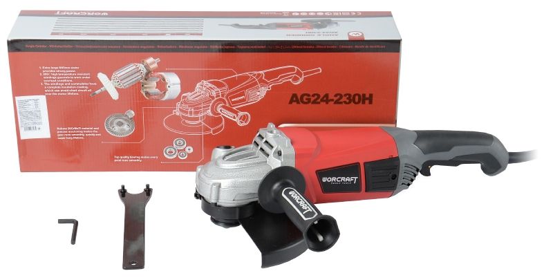 Шлифмашина угловая WORCRAFT AG24-230H