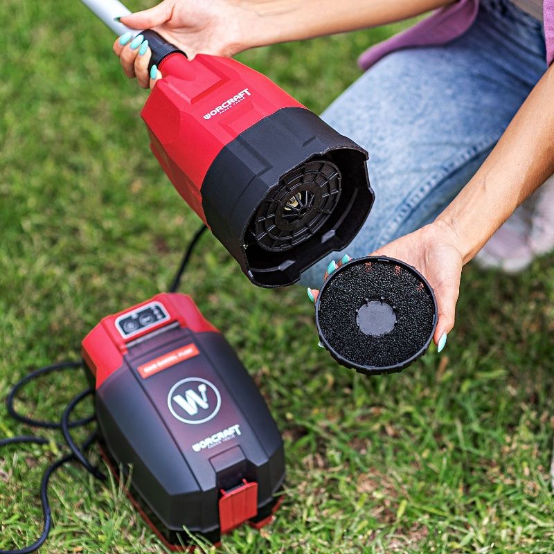 Сборка и подготовка WORCRAFT CRWP-S20Li к работе на траве.