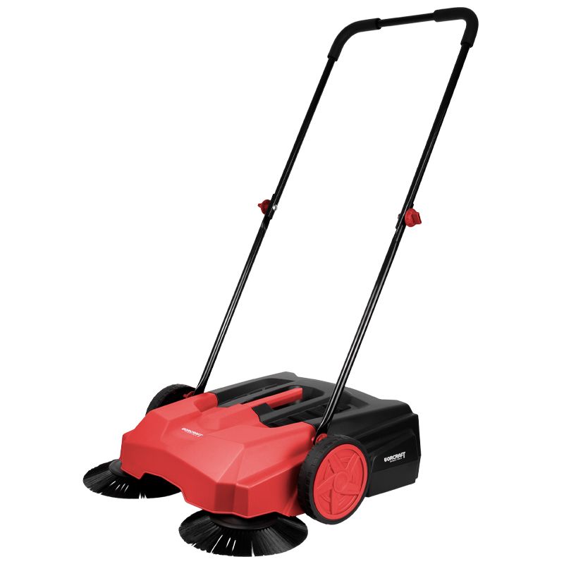 Подметальная машина WORCRAFT HPS-650 в рабочем положении, вид сбоку