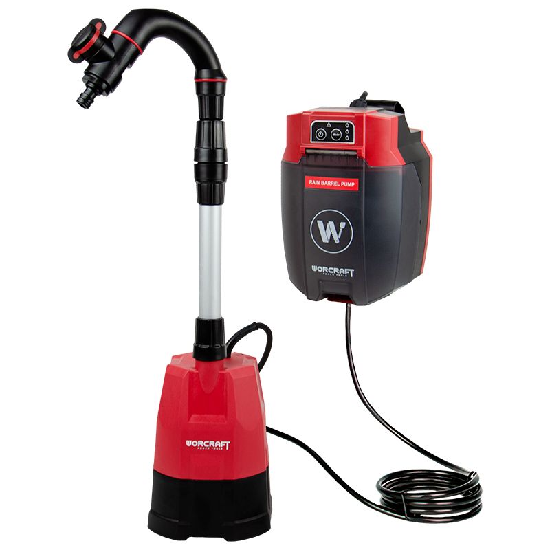 Комплект аккумуляторного насоса WORCRAFT CRWP-S20Li в сборе.