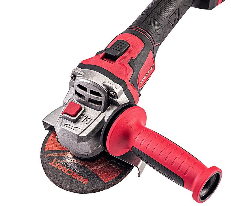 Аккумуляторная бесщеточная шлифмашина угловая WORCRAFT CAG‑S20LiBEM‑125