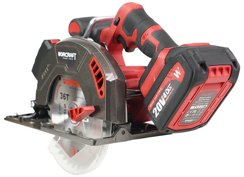 Аккумуляторная бесщеточная циркулярная пила WORCRAFT CCS-S20LiB