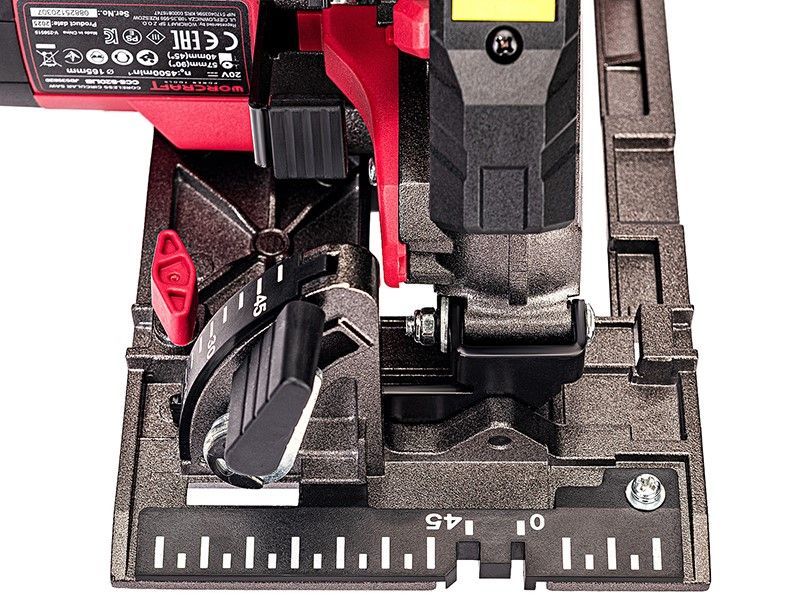 Аккумуляторная бесщеточная циркулярная пила WORCRAFT CCS-S20LiB