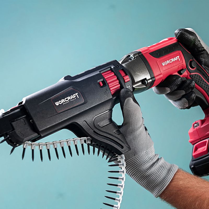 Установка насадки на шуруповёрт