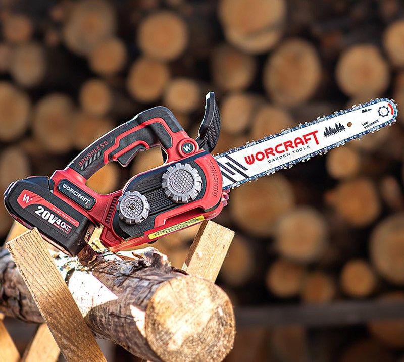 Аккумуляторная бесщеточная пила цепная WORCRAFT CGC-S20LiBAM