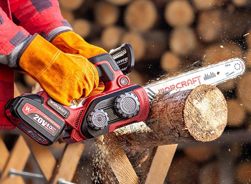 Акумуляторна безщіткова пила ланцюгова WORCRAFT CGC-S20LiBA