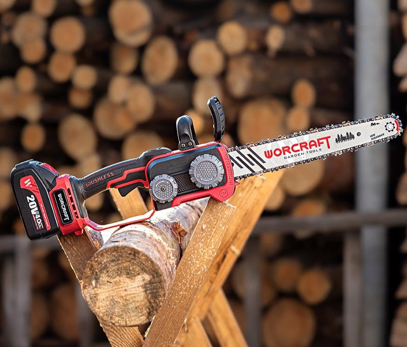 Аккумуляторная бесщеточная пила цепная WORCRAFT CGC-S20LiBD