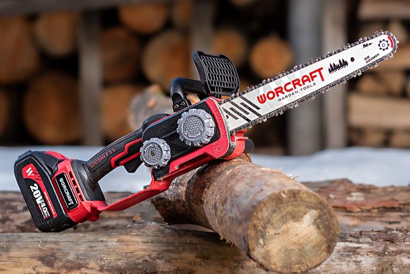 Аккумуляторная бесщеточная пила цепная WORCRAFT CGC-S20LiBD