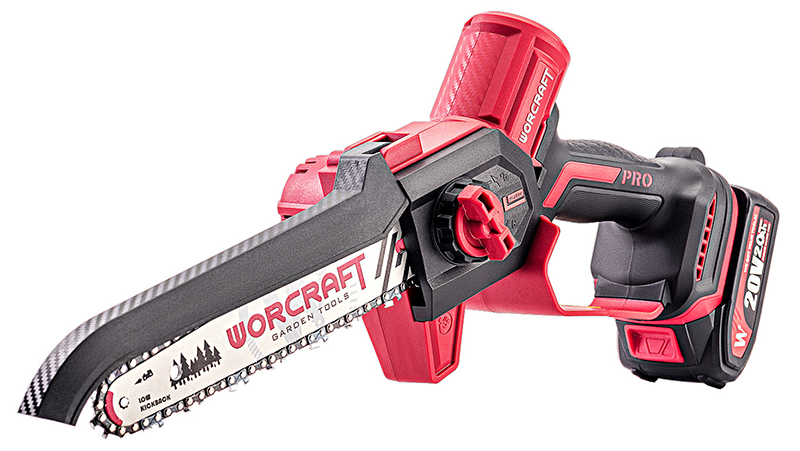 Акумуляторна безщіткова міні-пила ланцюгова WORCRAFT CHS-S20LiBD