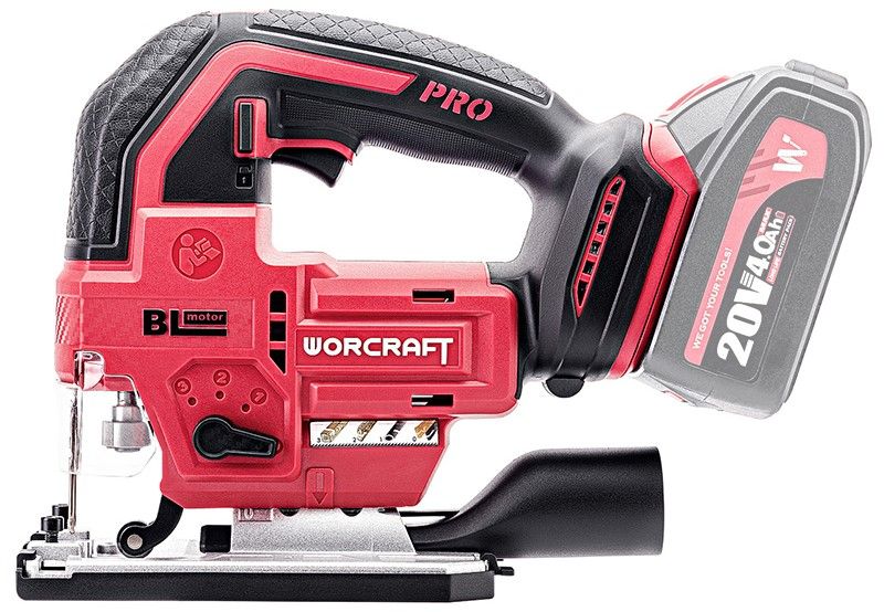 Акумуляторний безщітковий лобзик WORCRAFT CJS-S20LiBA