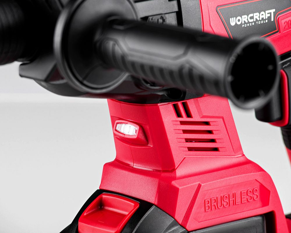 Світлодіодне підсвічування корпусу WORCRAFT CRH-S20LiB — комфортна робота в темряві.