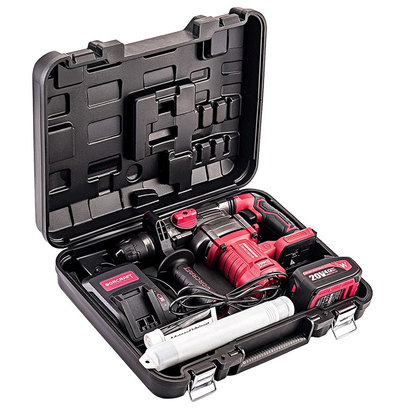 Аккумуляторный бесщеточный перфоратор бочковой WORCRAFT CRH‑S20LIBDM