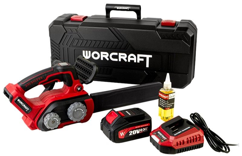 Акумуляторна безщіткова пила ланцюгова WORCRAFT CGC-S20LiBAM