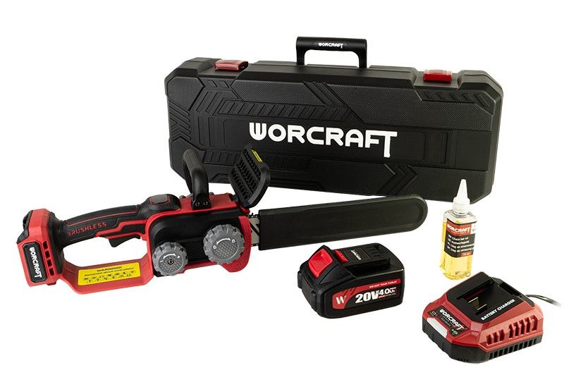 Аккумуляторная бесщеточная пила цепная WORCRAFT CGC-S20LiBDM