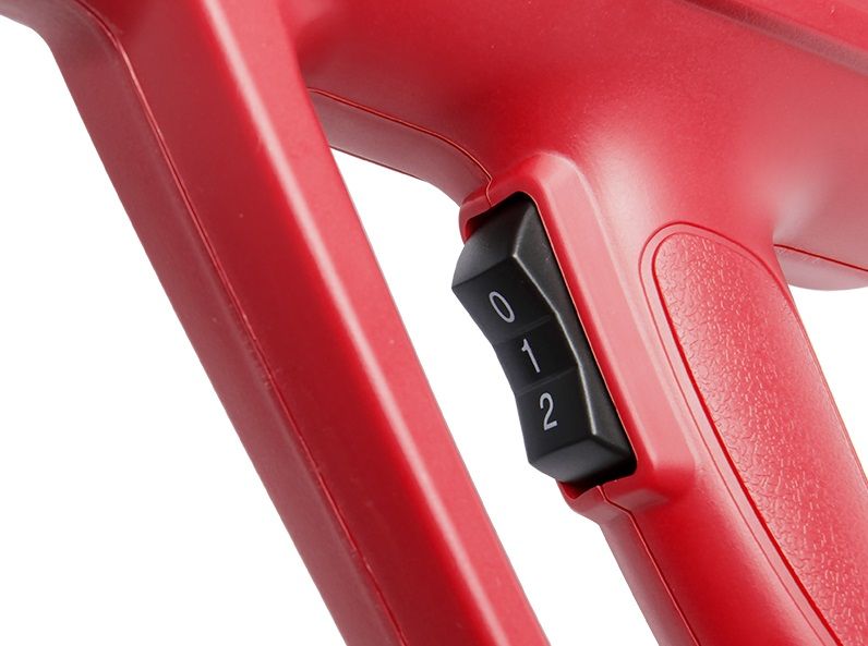 Переключатель режимов на ручке фена WORCRAFT.