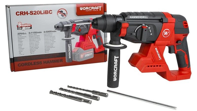 Аккумуляторный бесщеточный перфоратор WORCRAFT CRH-S20LiBC