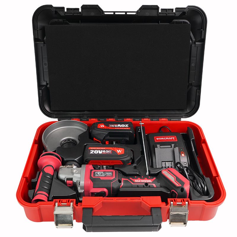 Аккумуляторная бесщеточная шлифмашина угловая WORCRAFT CAG‑S20LiBM‑125B