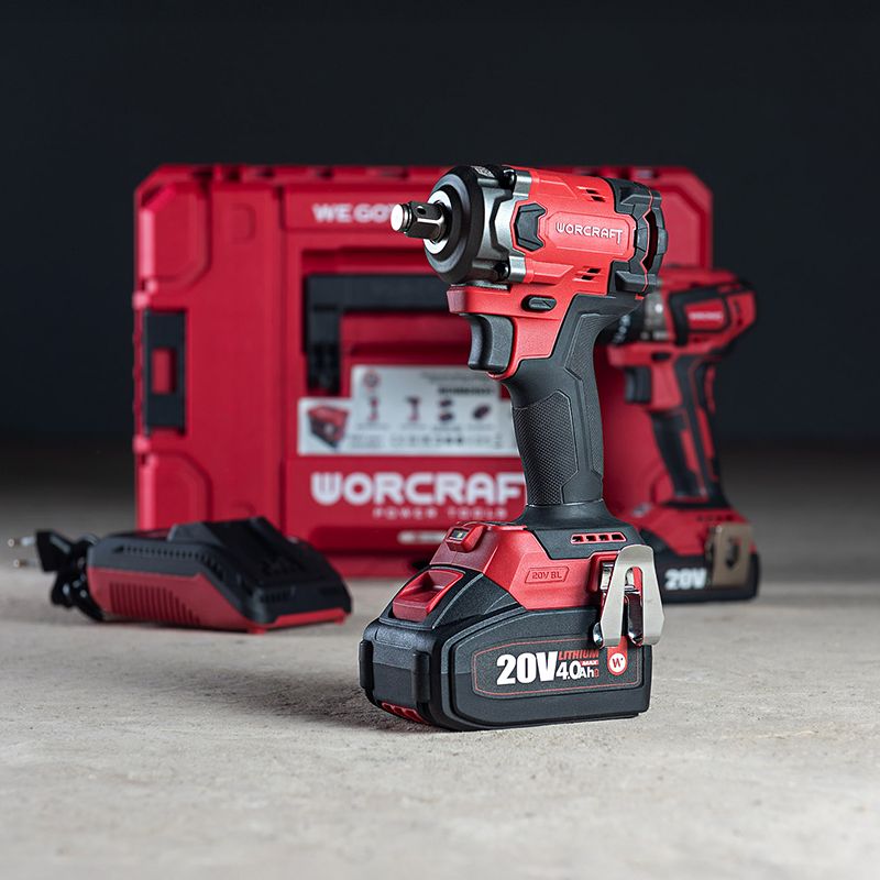 Гайковерт WORCRAFT с аккумулятором 20V MAX, из набора XCUBE031.