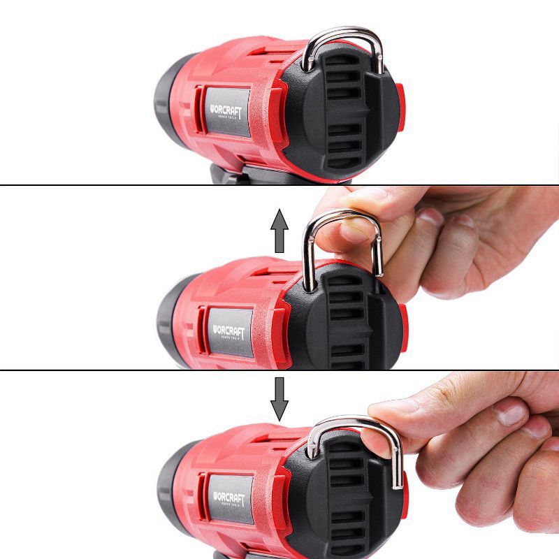 Аккумуляторный фен промышленный WORCRAFT CHG-S20Li