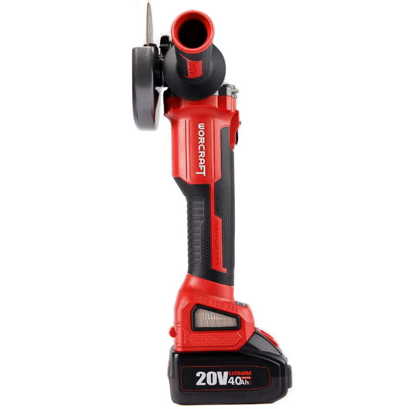 Аккумуляторная бесщеточная шлифмашина угловая WORCRAFT CAG‑S20LIBH-125