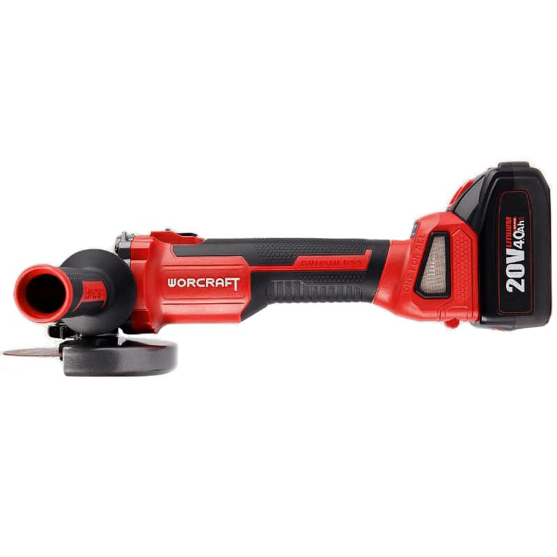 Аккумуляторная бесщеточная шлифмашина угловая WORCRAFT CAG-S20LIBH‑125B
