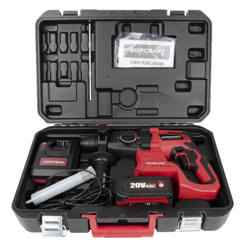 Аккумуляторный бесщеточный перфоратор WORCRAFT CRH-S20LiBAM