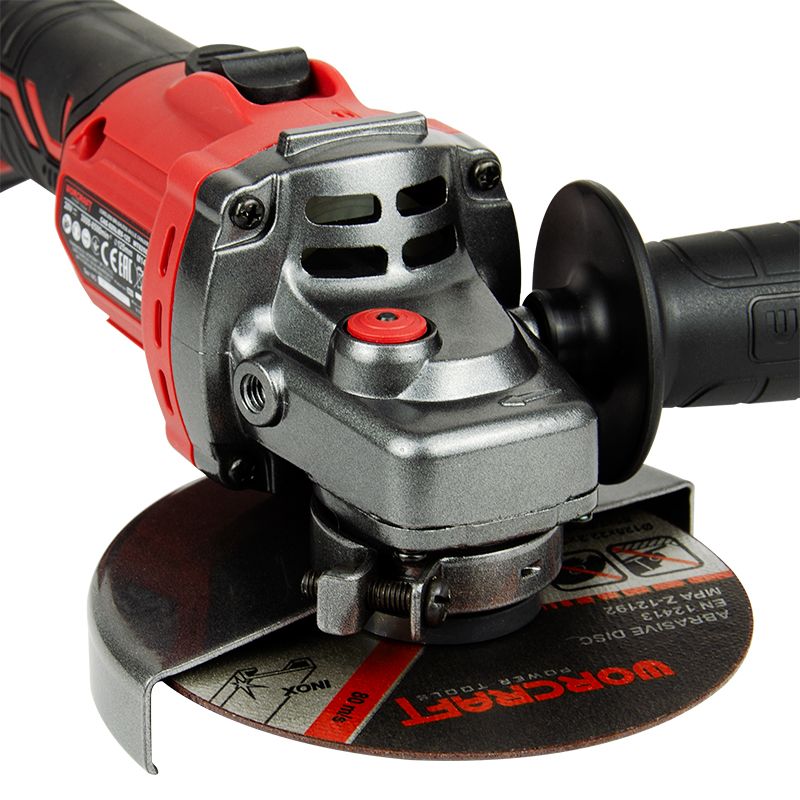Акумуляторна безщіткова шліфмашина кутова WORCRAFT CAG‑S20LiBS‑125