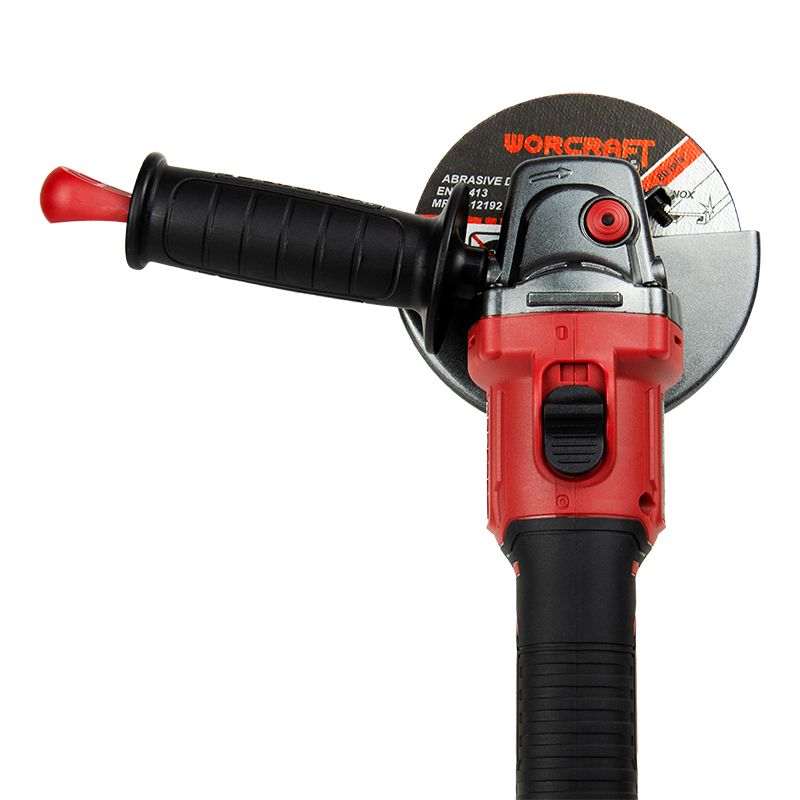 Акумуляторна безщіткова шліфмашина кутова WORCRAFT CAG‑S20LiBS‑125