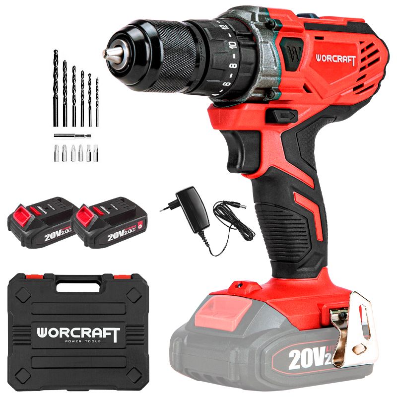 Аккумуляторный шуруповерт WORCRAFT CHD-S20LiWB