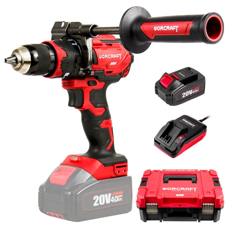 Аккумуляторный бесщеточный шуруповерт WORCRAFT XCUBE004