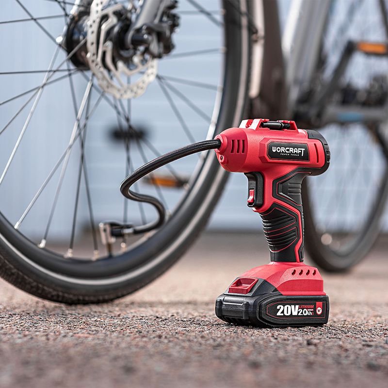 Аккумуляторный компрессор воздушный WORCRAFT CAC-S20LiG