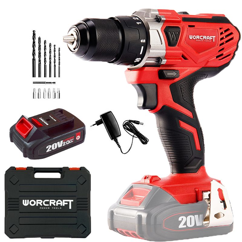 Аккумуляторный шуруповерт WORCRAFT CD-S20LiWB