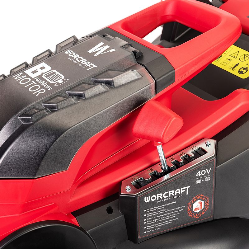 Аккумуляторная бесщеточная газонокосилка WORCRAFT CLM-S40LiBL