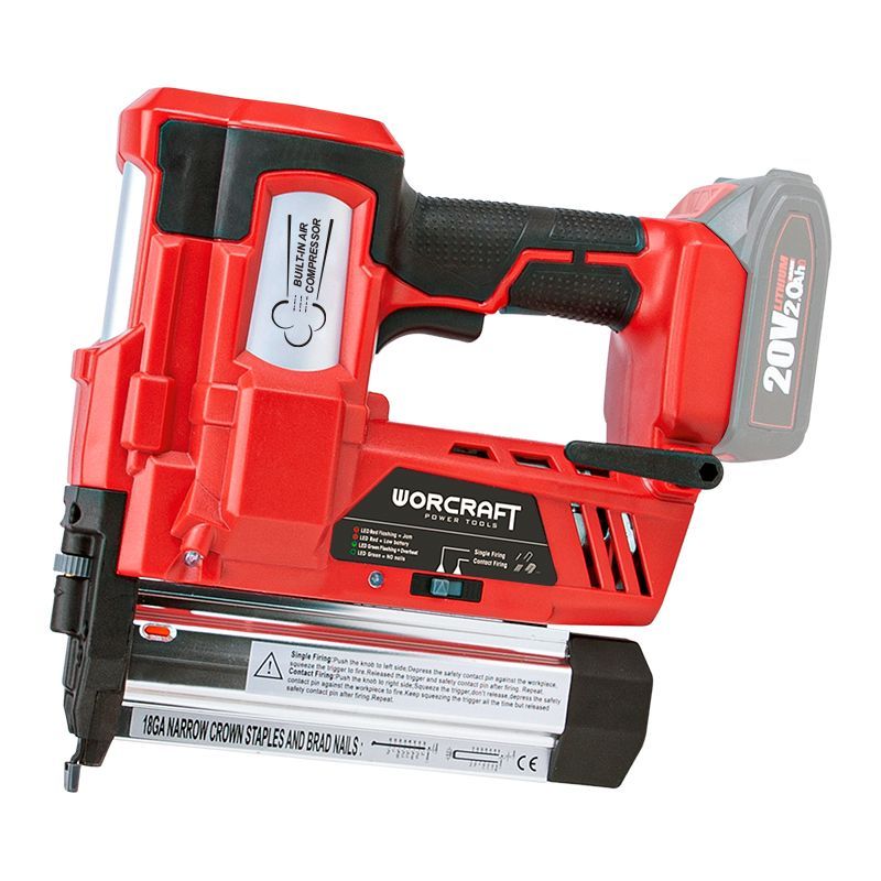 Аккумуляторный гвоздезабиватель комбинированный WORCRAFT CNS‑S20LiH
