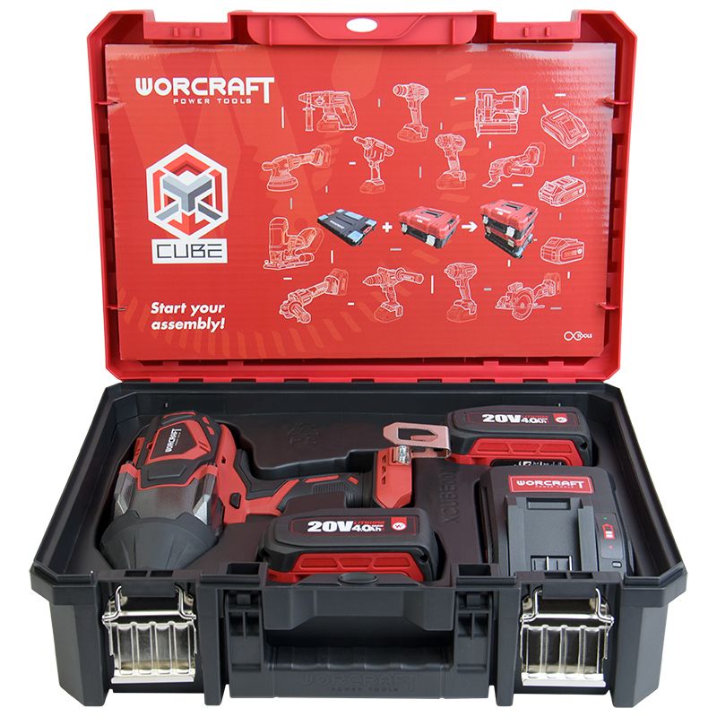 Аккумуляторный бесщеточный гайковерт WORCRAFT XCUBE007