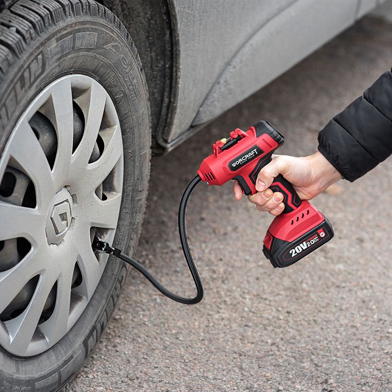 Аккумуляторный компрессор воздушный WORCRAFT CAC-S20LiG