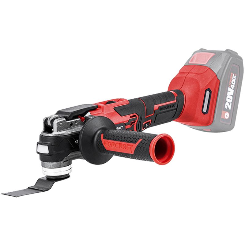 Аккумуляторный бесщеточный реноватор (многофункциональный инструмент) WORCRAFT CMT‑S20LiB