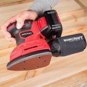 Аккумуляторная шлифмашина дельтовидная вибрационная WORCRAFT CPMS-S20Li