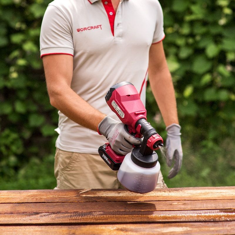 Аккумуляторный краскопульт WORCRAFT CSG-S20LiA